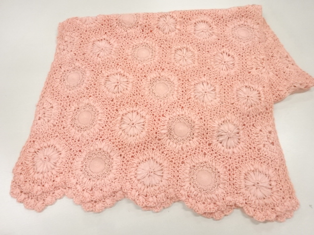 リボン織花模様ショール